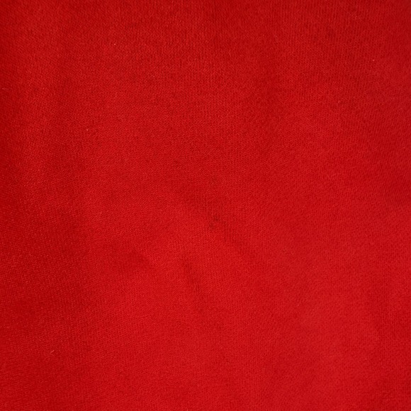 Comfrt Hoodie Sweatshirt Mens Small Red Fleece Pullover Kangaroo Pocket Logo - Picture 5 of 11